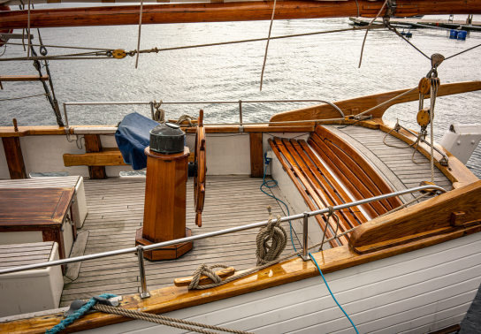 cubierta de un barco